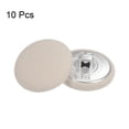 thumbnail image 3 of 10uds 36L Tela Paño Cubierto Botón 23mm Redondo Metal Vástago Costura Botones para Trajes Vestido Blusas Beige Unique Bargains, 3 of 5