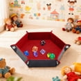 thumbnail image 5 of Hexagon Dice Rolling Tray Portable Storage Mat For Tabletop Gaming Role Playing Jewelry Display And Decorative Ceramics Plate, 5 of 5