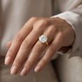 thumbnail image 5 of Rosec Jewels Lab Created Diamond Engagement Ring 5 Carat - IGI Certified (E-VS1 Quality) - Big Diamond Ring for Women, 10K Yellow Gold, US 7.00, 5 of 8