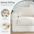 thumbnail image 5 of GOODONE Bean Bag Chair,Bean Bag Sofa with Pillows and Armrests,Floor Sofa,Reading Chair,High Elastic Lazy Sofa,Suitable for Bedroom and Living Room,No Assembly Required,Single,Beige, 5 of 9