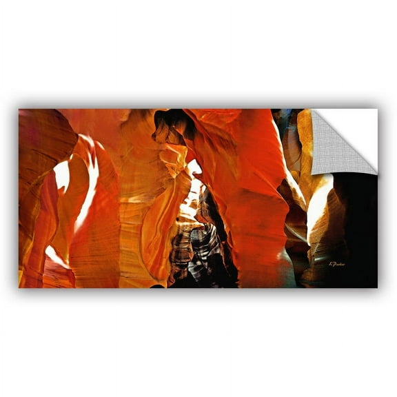 ArtAppealz Linda Parker "Slot Canyon Light From Above 5" Removable Wall Art
