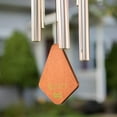 thumbnail image 6 of Nature’s Melody Premiere Grande Tunes Wind Chimes – Outdoor Windchime with 6 Tubes Tuned to E Pentatonic Scale, Rustproof Aluminum, Beech Wood & S Hook Hanger for Sympathy, Memorial Gift or Zen Garden, 6 of 6