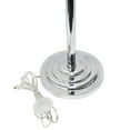 thumbnail image 6 of Elegant Designs 62" Trendy Chrome Romantic Sheer Shade Floor Lamp with Hanging Crystals, Gray Shade, 6 of 7