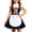 White, variant on Festival Girl Role Play Waist Wrap Half Skirt Kitchen Party Children's Skirt Role Play 5 15 Years