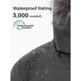 thumbnail image 6 of Wantdo Men's Recycled Puffer Jacket Insulated Winter Coat Quilted Winter Jacket with Removable Hood Dark Gray XL, 6 of 11