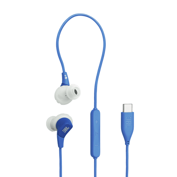 JBL Endurance Run 3 USB-C - Casque de sport filaire USB-C Bleu