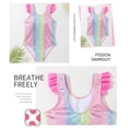 thumbnail image 5 of GYRATEDREAM Girls One Piece Swimsuits Summer UPF 50+ Quick Dry Beach Swimwear Bathing Suit for 9Y, 5 of 9