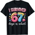 thumbnail image 1 of I Survived 67 días de escuela divertida 67 maestros estudiantes meme camiseta, 1 of 2