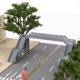 thumbnail image 3 of Wosthever Puentes modelo Mini Overbridge modelos juguetes DIY puente entretenimiento recreación peatón paso elevado regalo Artesanía Wosthever HA075996-00, 3 of 6