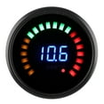 thumbnail image 1 of Voltímetro Universal Turbo Boost, pantalla Digital LED de 52mm, 12V, 2 en 1 metro, esfera negra Jadeshay  A, 1 of 9