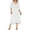 White, variant on TJAZFJPA Womens Sundresses Trendy 2025 Womens Tie Rope Belt Ruffle Trim Sleeves Wear Fashion Elegant Dress Knit Sleeveless Dress Long White Dress Formal Dresses