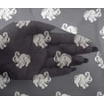thumbnail image 4 of oneOone Viscose Chiffon Fabric Rabbit Block Decor Fabric Printed BTY 42 Inch Wide, 4 of 4