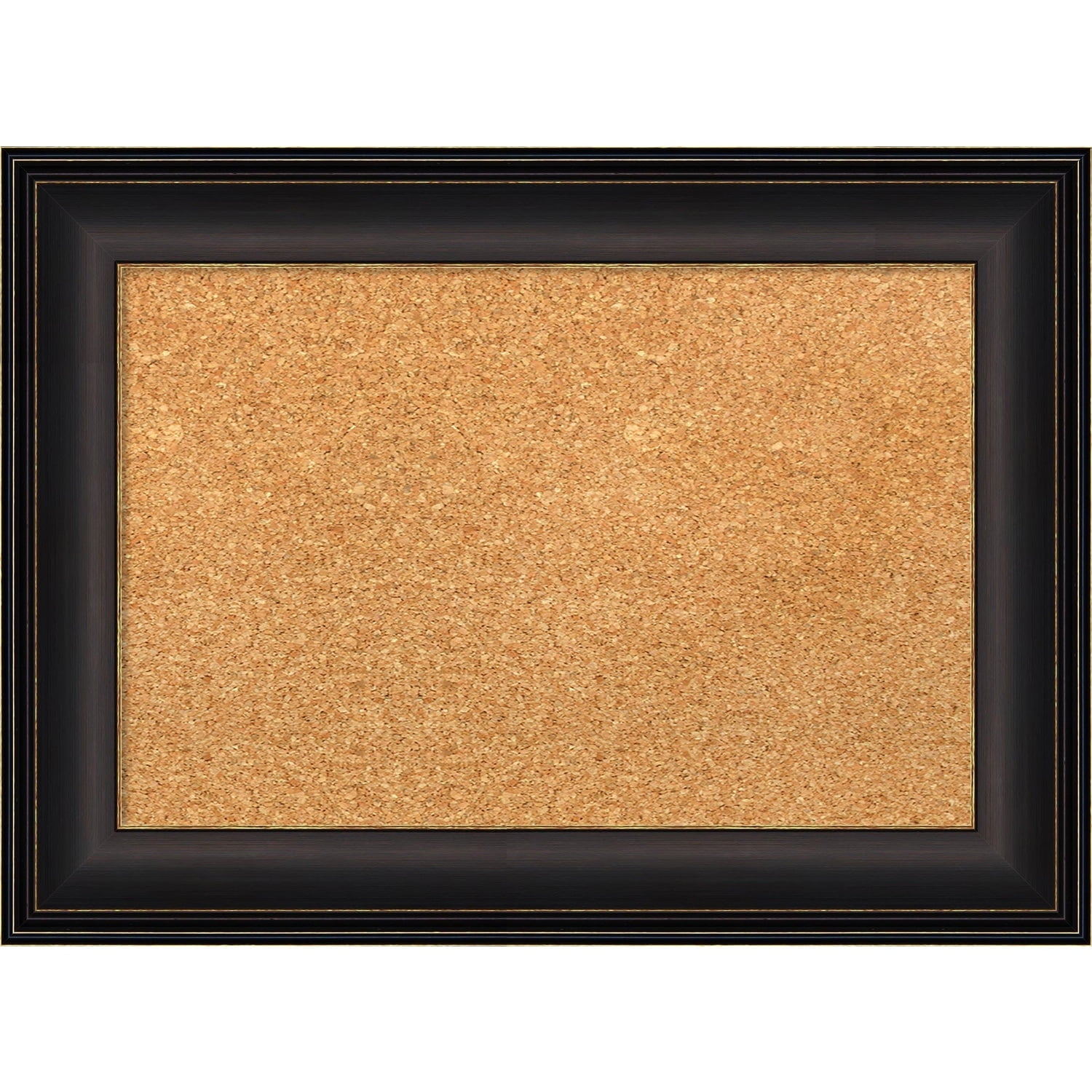 Amanti Art Natural Cork Board Framed Trio Oil Rubbed Bronze Bulletin Board 41 in. x 29 in.