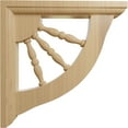 thumbnail image 3 of Ekena Millwork 1 1/2"W x 7"D x 7"H Andrea Wagon Wheel Bracket, Cherry (6-Pack), 3 of 4