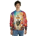 thumbnail image 4 of Hello 2025 Shiba Inu Celebrates Happy New Year Firework Balloon All Over Print 3D Sweatshirt Unisex Merch Shibas Dog Lovers Gifts Idea - 02024, 4 of 6