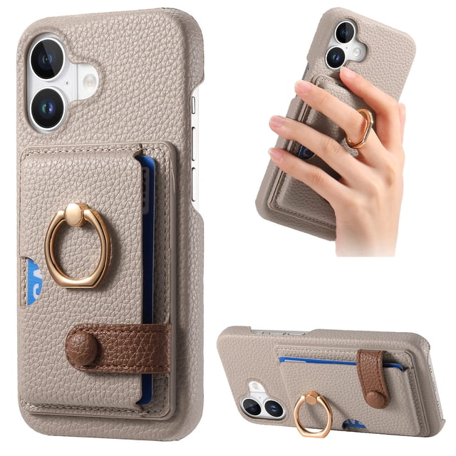 Compatible con Samsung Galaxy A53, Funda GANGXUN con soporte magnético y tarjetero