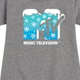 thumbnail image 3 of MTV - Snowflakes - Toddler & Youth Girls Fleece Dress, 3 of 5