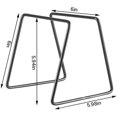 thumbnail image 2 of Coffee Hand Punch Rack Metal Filter Cup Holder Household Drip Filter Paper Holder Set Coffee Dripper Coffee Accessories (Rack), 2 of 7