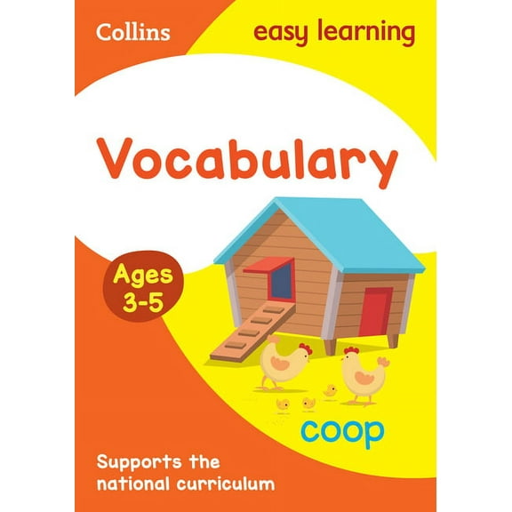 Collins Easy Learning Preschool Vocabulary Activity Book Ages 3-5, (Paperback)