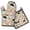 Corgi Dog-1, variant on Corgi Dog and Flower Florals Kitchen Oven Mitt and Pot Holder Sets 2 Pcs for Baking, Cooking and Grilling, Heat Resistant Up To 392 °F