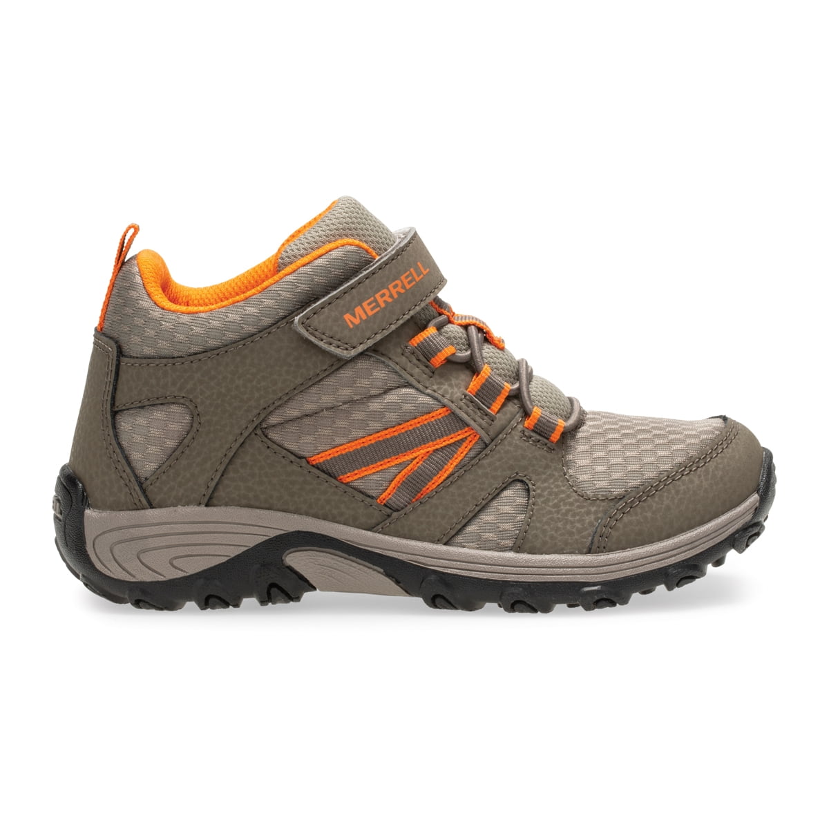 Merrell Outback Mid Hiking Boot Gunsmoke, Size 4.5 M Boys Shoes