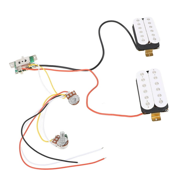 HH Pickup, Haute Sensibilité HH Pickup de Guitare Électrique Pré-Câblé pour Mise à Niveau