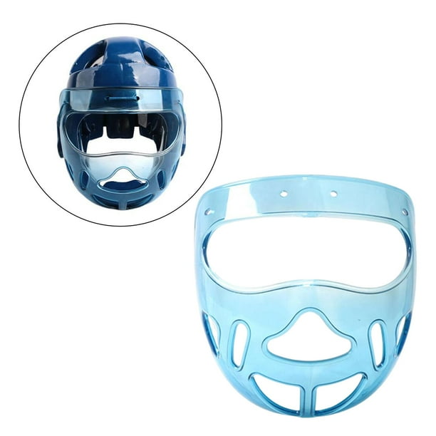 Masque De Taekwondo Transparent Renforcé – Coque De Protection Amovible
