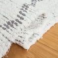 thumbnail image 5 of SAFAVIEH Casablanca Amy Diamond Cotton Area Rug, Ivory/Grey, 4' x 6', 5 of 8