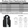 thumbnail image 2 of Dpytoraw Male Autumn And Winter Vest Solid Color Zipper Stand Collar Rib Jacket, 2 of 4