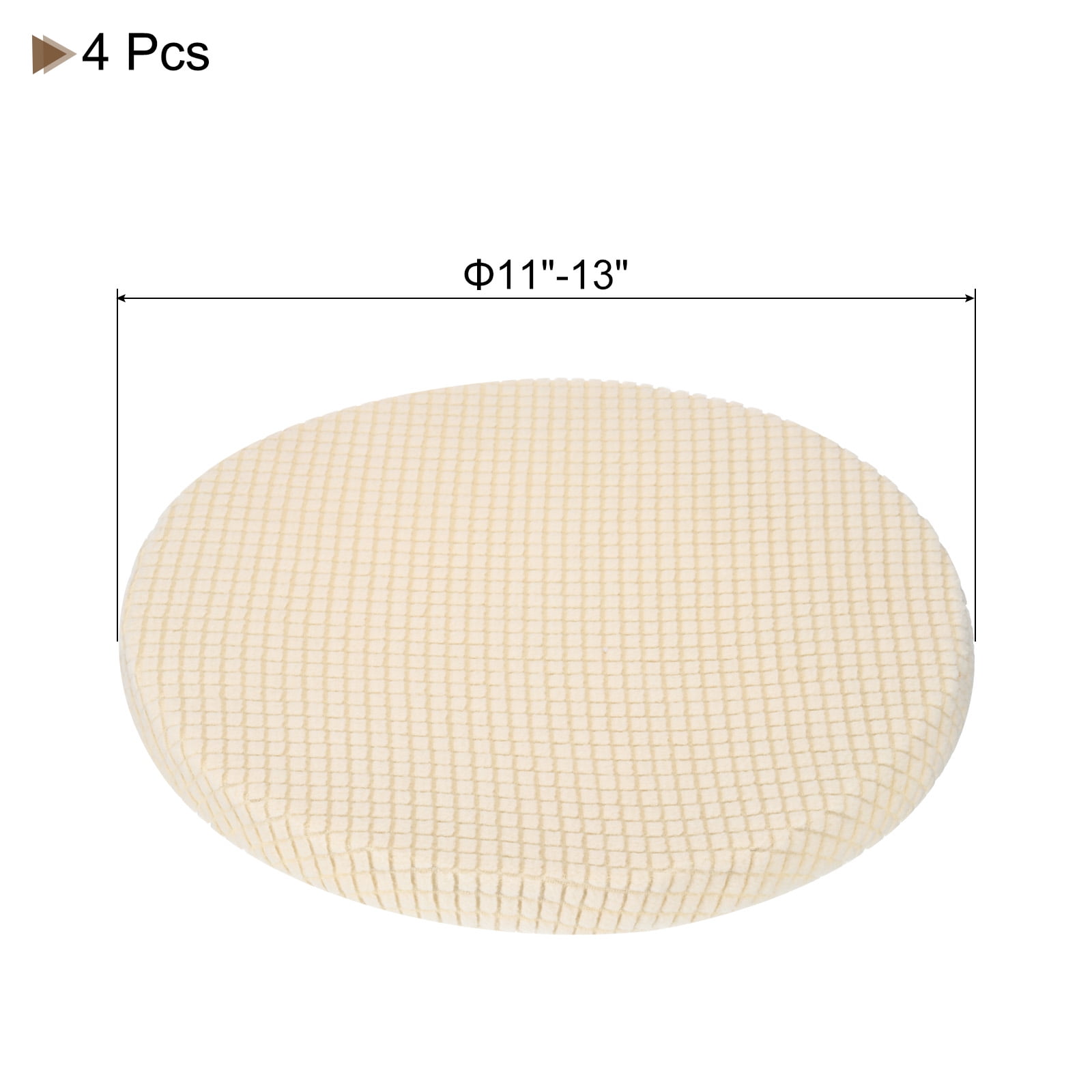 Unique Bargains Table Self-Stick Screw Hole Covers Stickers Mustard Yellow