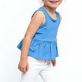 thumbnail image 4 of fatyb Toddler Baby Girls Summer Tops Sleeveless Cotton Ruffle Tank Tops Cute Crewneck Clothes for Kids, 4 of 5