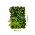 thumbnail image 3 of Artificial Hedge Fence Panel, Faux Greenery Privacy Screen Expandable Leaf Trellis for Balcony Patio Garden Wall Decor, Green, 3 of 6