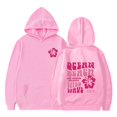 thumbnail image 4 of Girl Hoodie Drawstring FlowerLetter Printing Pullover Sweatshirt Pullover Oversized Hoodie Fashion Blouse Long Sleeve Shirt track Jackets with Pocket Pink, 160, 4 of 4
