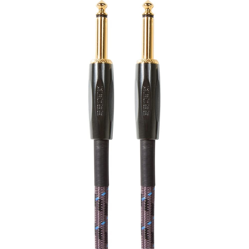 BOSS BIC-10 10-Foot Instrument Cable, Straight-Straight - 1 Pack Bundle with Picks