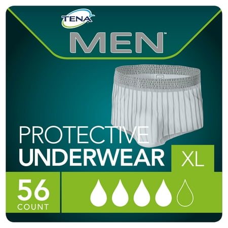 Tena Incontinence Underwear, Protective, XLarge, 56