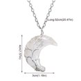 thumbnail image 3 of Jewelry VerPetridure Moon Safety Long Life Lock Necklace able silver Necklace, 3 of 4