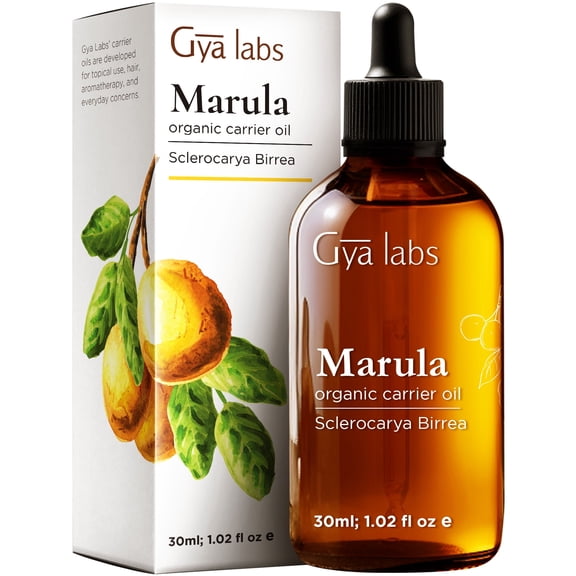 Gya Labs Marula Oil - 1 Fl Oz - Carrier Oil for Hair, Skin, Face, Scalp & Body Massage