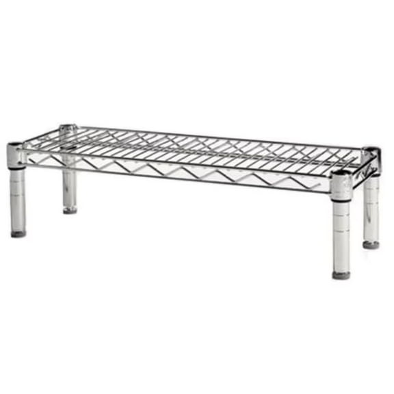 Shelving Inc. 8" d x 24" w Chrome Wire Shelving with 1 Tier Shelf , Weight Capacity 800lbs Per Shelf