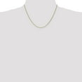thumbnail image 2 of Collier Chaîne Torsadée Ronde en Or Jaune 10k 1mm avec Pendentif Charme, 2 of 9