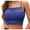 Blue, variant on Sports Bras for Women Sawvnm Women's Solid Lace Wrapped Chest And Backless Ultra-thin Bra With Padding Breathable Underwear Daily Bra Bras for Women no Underwire