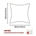 thumbnail image 2 of Juego de 2 fundas de almohada con diseño de árbol de Navidad (45 x 45 cm) | Fundas de almohada navideñas de lana sintética para sofá, cama y porche | Adornos navideños suaves y festivos, 2 of 5
