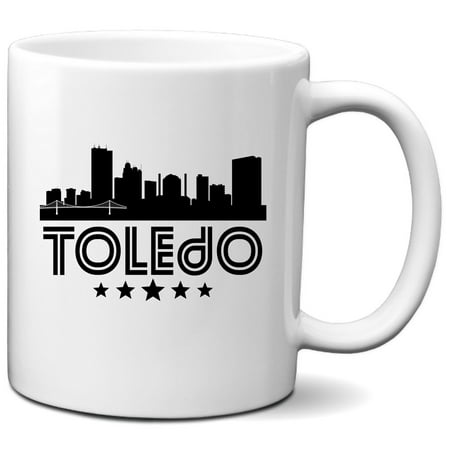 

Toledo Ohio Skyline Retro Style Coffee Mug