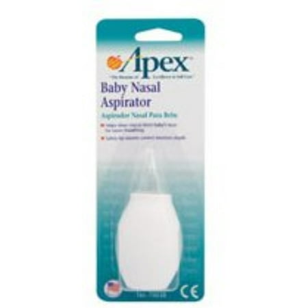 Carex Apex Baby Nasal Aspirator and Soft Bulb with Safety Tip, Helps Clean Muscus from Nose, 1 Count