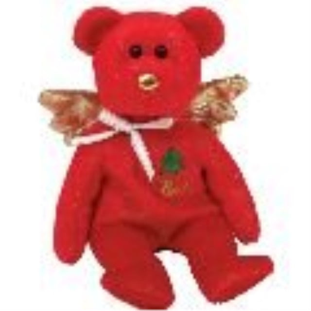 ty beanie baby gift the bear (red version) (hallmark gold crown