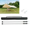 thumbnail image 3 of Lightweight Adjustable Telescoping Aluminum Rods Tarps Tent Replacement Poles, 3 of 12