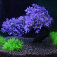 thumbnail image 5 of Acuario, decoración de pecera, 2 plantas artificiales para acuario, conjunto de árbol, decoración de pecera, 5 of 5