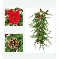 thumbnail image 4 of TopLLC Decoraciones navideñas Guirnalda de simulación Decoración de Puerta navideña Decoración navideña para Colgar en la Pared Decoración del árbol de Navidad, Pesadilla Antes de Navidad Sincero Electrónica, 4 of 5