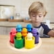 thumbnail image 5 of Bloques de construcción para niños, bloques de arcoíris de madera, juguetes apilables de madera, bloques de arcoíris de madera, funcionalidad inteligente, 5 of 7