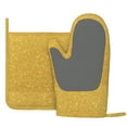 thumbnail image 3 of Disketp Gold Shiny Oven Mitts And Potholders Bbq Gloves-Oven Mitts And Pot Holders With Recycled Infill Silicone Non-Slip Cooking Gloves For Cooking Baking Grilling, 3 of 9