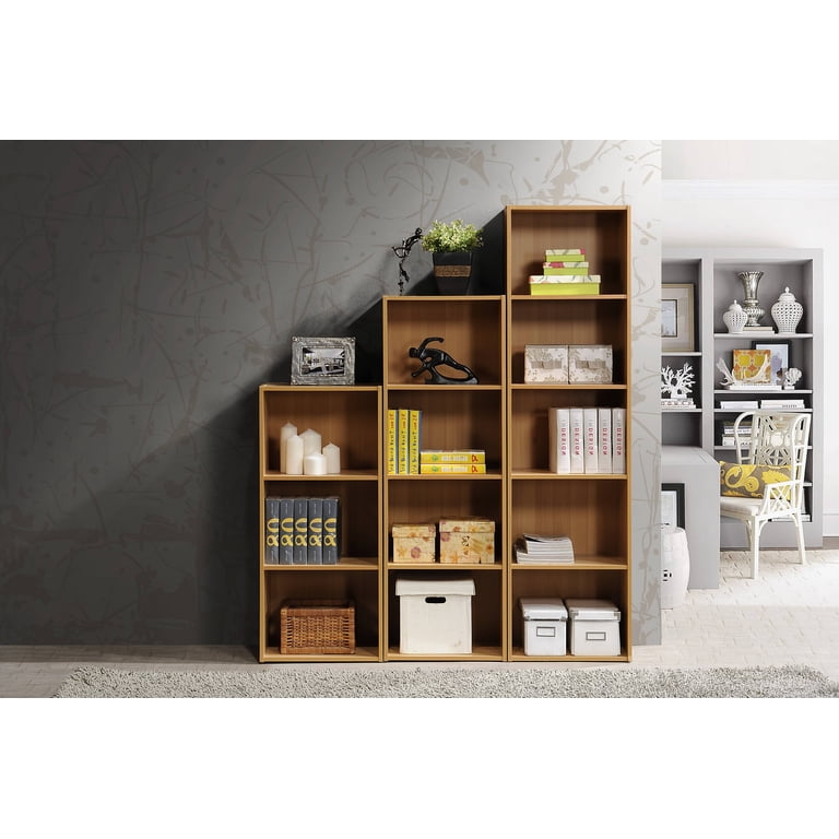 Hodedah 5-Shelf Bookcase, Beech photo 3